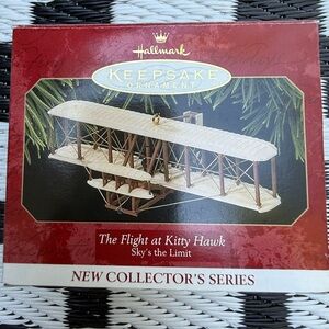 1997 Hallmark Keepsake Ornament titled "The Flight at Kitty Hawk” Bundle2save